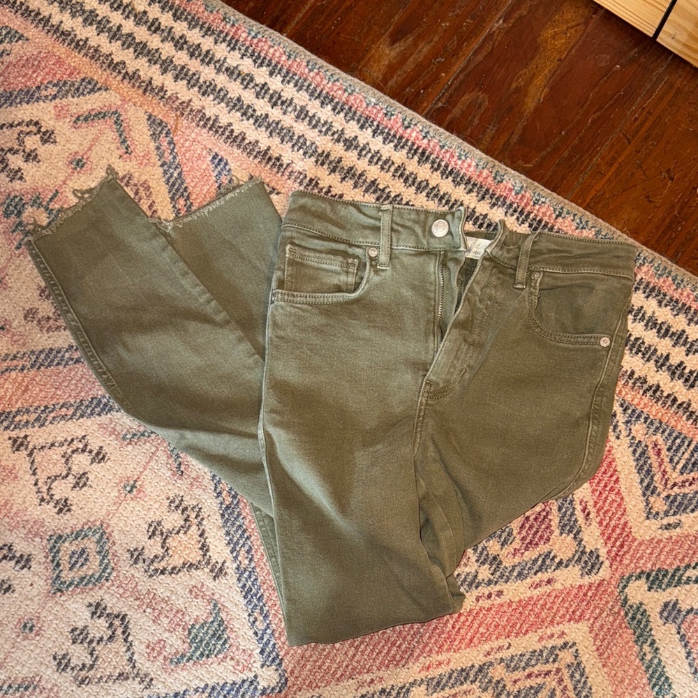 Olive Green Women's Jeans we the free size 27